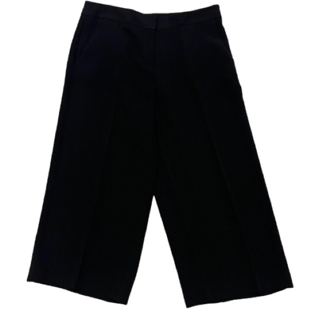 Elliott Lauren Black Cropped Wide Leg Pants Size 10
